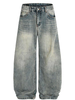 Men's Vintage Washed Baggy Jeans - Farnelli