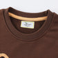 Children's Dinosaur Embroidered Crew Neck Sweatshirt - Farnelli