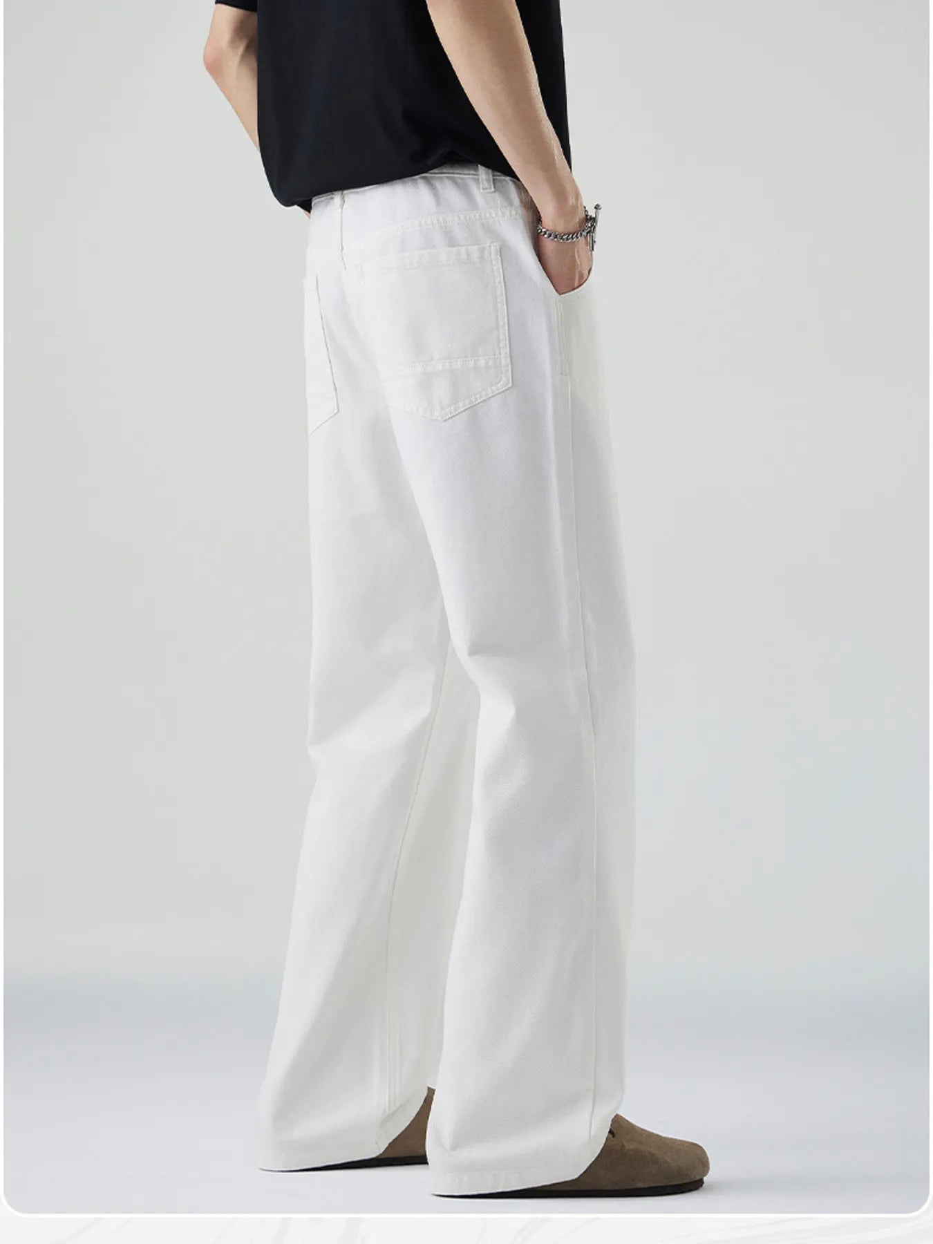 Men's Relaxed Fit Straight Leg Jeans - Farnelli