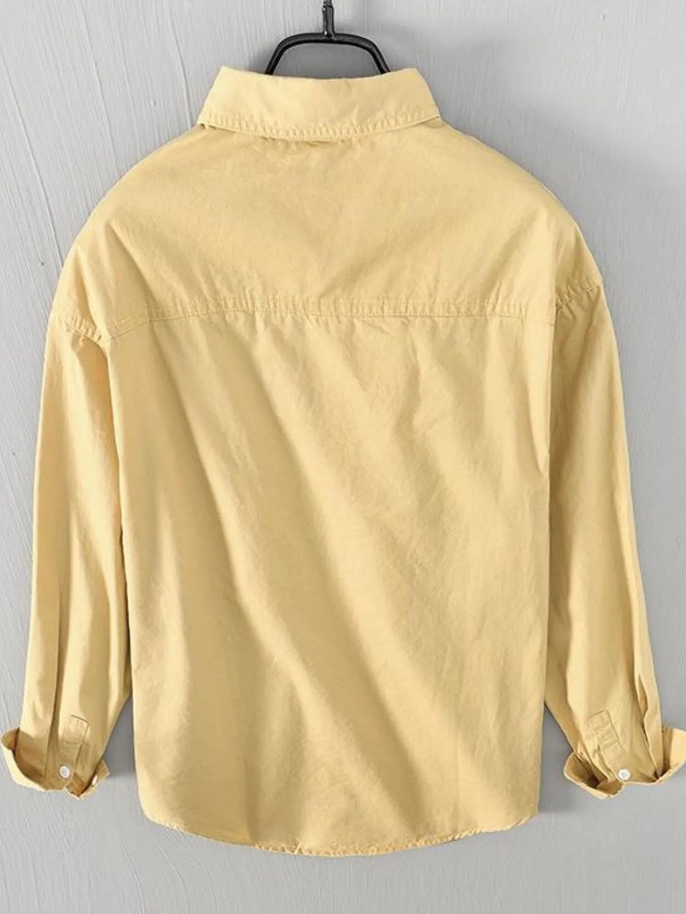 Men's Plus Size Button Up Long Sleeve Shirt - Farnelli