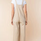 White Birch Sleeveless Wide Leg Jumpsuit - Farnelli