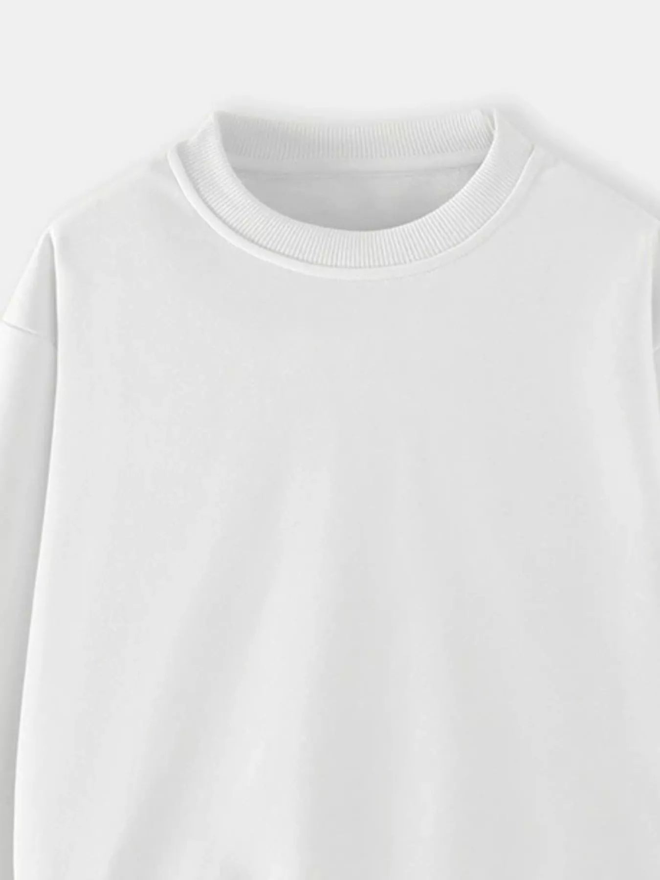 Children's Casual Solid Color Crew Neck Sweatshirt - Farnelli