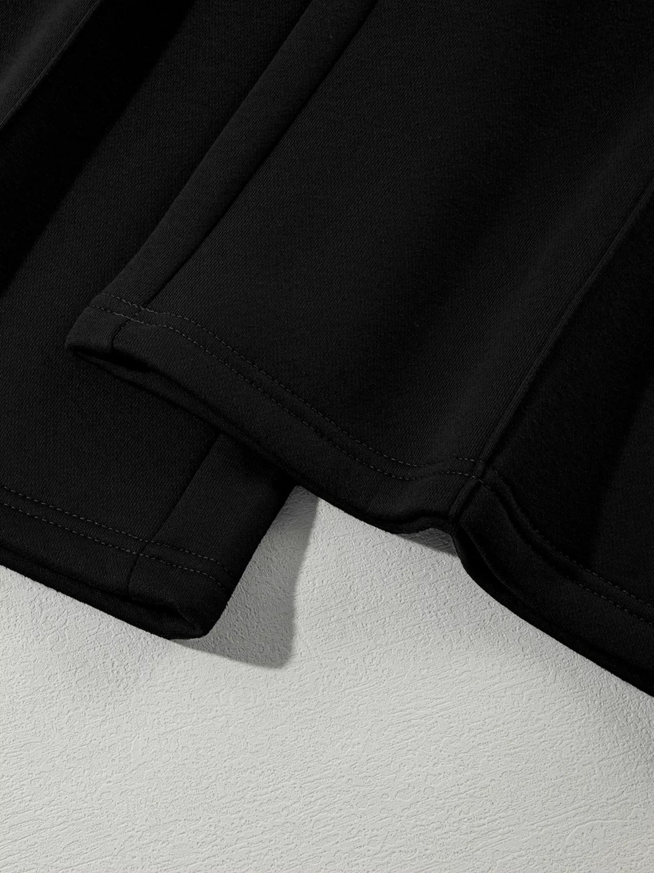 Drop Shoulder Zip Up Jacket and Drawstring Pants Active 2pcs Set - Farnelli