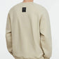 Men's Plus Size Contrast Crew Neck Sweatshirt - Farnelli
