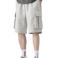 Men's Plus Size Drawstring Wide Leg Cargo Shorts - Farnelli