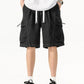 Men's Plus Size Drawstring Cargo Shorts - Farnelli