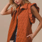 BiBi Quilting Knit Ruffle Sleeve Vest - Farnelli