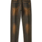 Men's Washed Straight Leg Fit Jeans - Farnelli