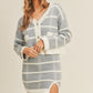 MABLE Plaid Button Down Sweater Cardigan and Mini Skirt Set - Farnelli
