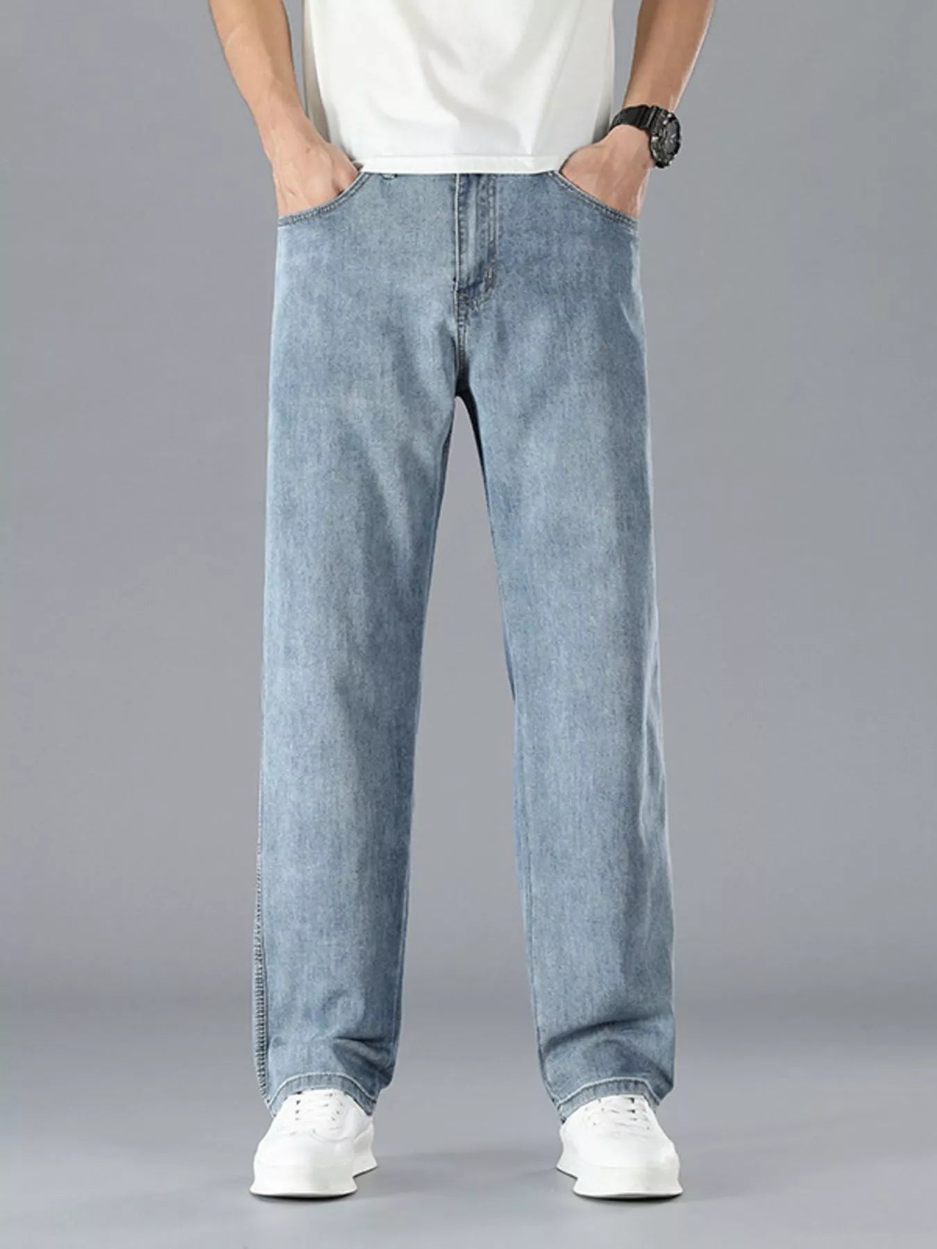 Men's Straight Leg Jeans - Farnelli
