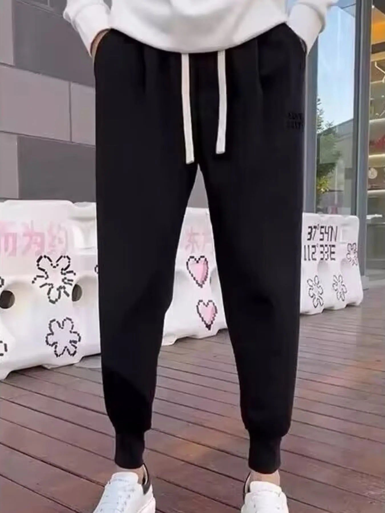 Men's Plus Size Drawstring Jogger Pants - Farnelli