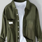 Men's Plus Size Button Up Long Sleeve Shirt - Farnelli