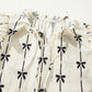 Maisie Bow Bubble Sleeve Blouse - Farnelli
