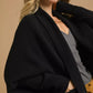 Umgee Open Front Cardigan with Front Pockets - Farnelli