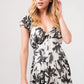 And The Why Ruffled Sleeve Tiered Floral Print Maxi Dress - Farnelli
