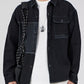 Men's Plus Size Button Up Casual Denim Shirt - Farnelli