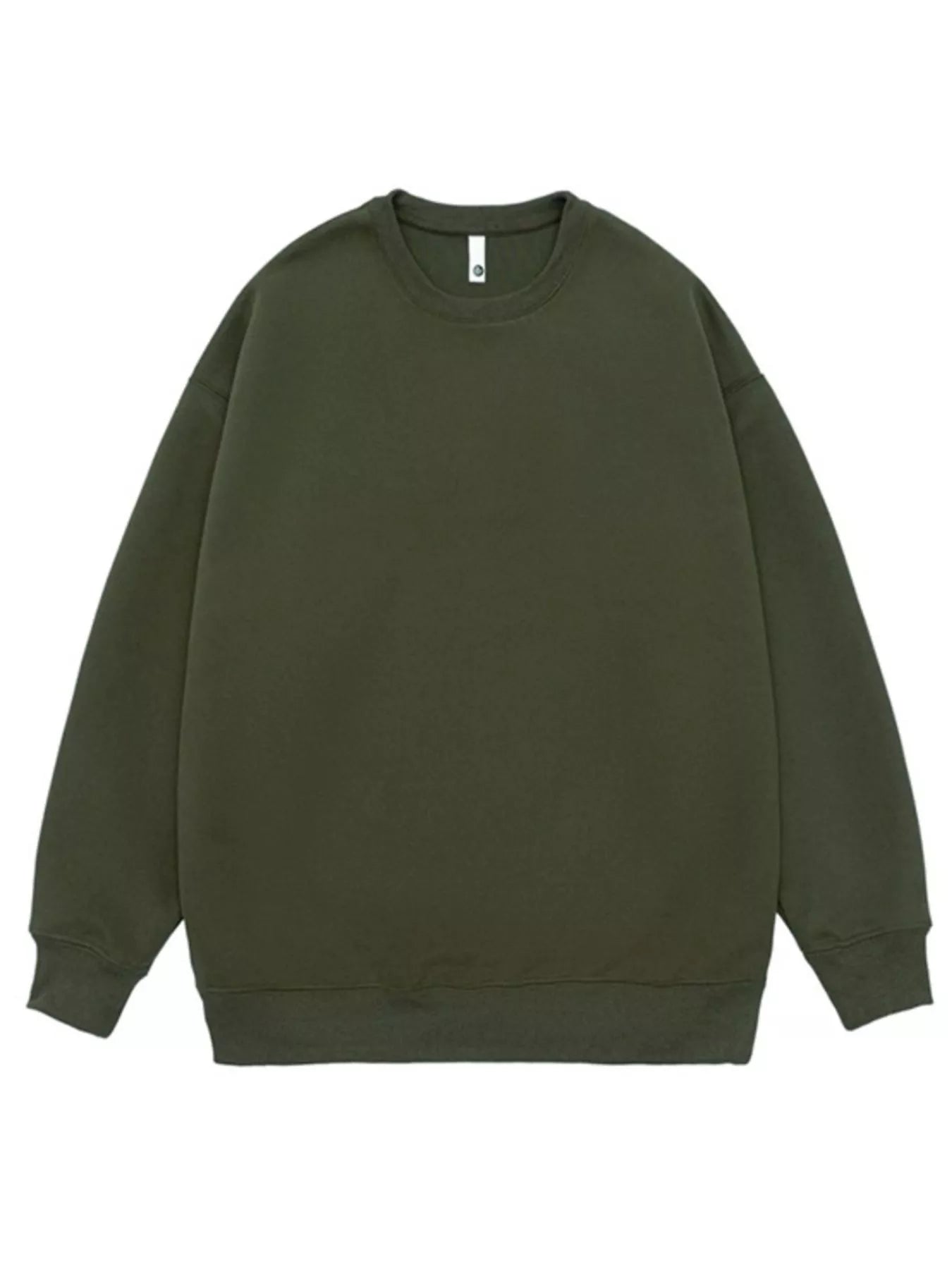 Men's Plus Size Crew Neck Long Sleeve Sweatshirt - Farnelli