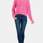 Zenana Button Down Long Sleeve Sweater Cardigan - Farnelli