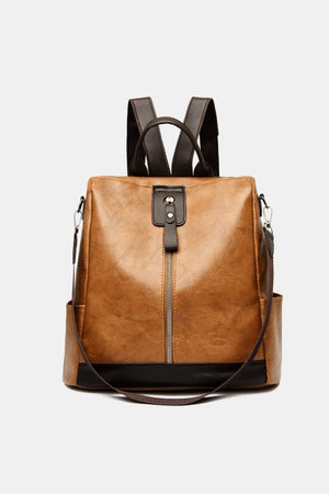 PU Leather Backpack Bag - Farnelli