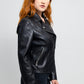 Demi Women's Faux Leather Moto Jacket