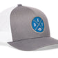 Detroit Football Trucker Hat  |  Light Blue DET X Snapback