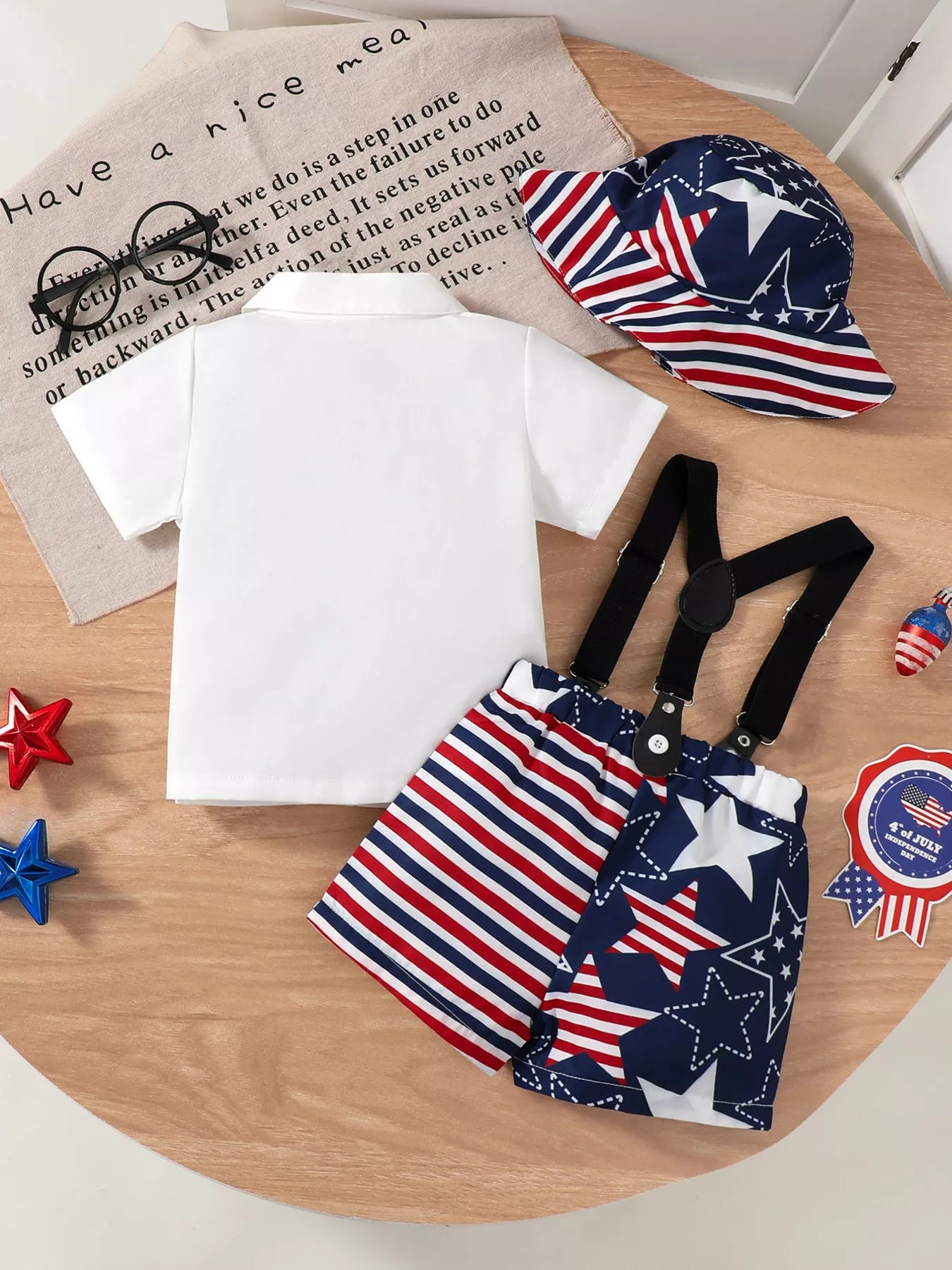 Children's Patriotic Celebration Outfit Set - Farnelli