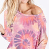BiBi Tie Dye Print Terry T-Shirt - MULTI