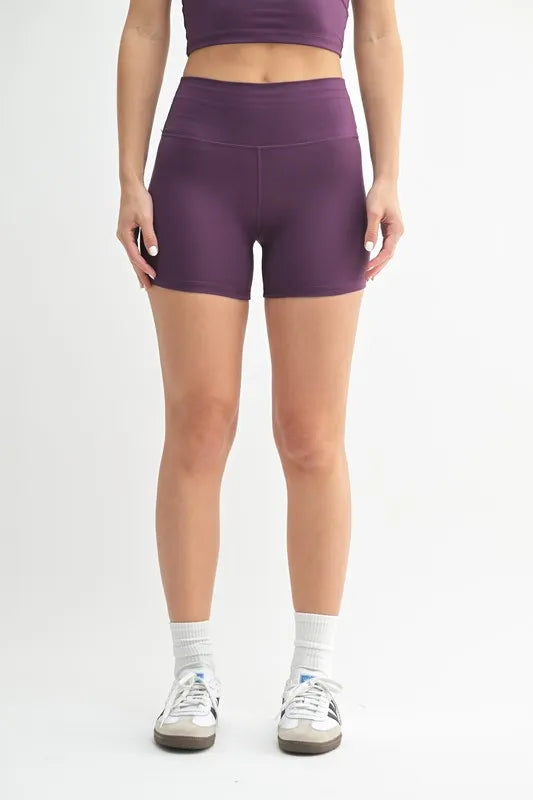 MONO B Venice Cloud Light Contour Biker Shorts - Farnelli