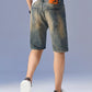 Men's Washed Denim Shorts - Farnelli