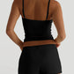 V-Neck Cami and Shorts Set - Farnelli