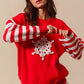 SO ME Christmas Snowflake Crochet Embellished Sweater - Farnelli