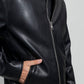 Dillon Men's Faux Leather Scooter Jacket