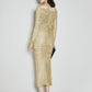 Dolce & Gabbana Women Lurex Mesh Midi Dress