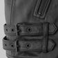 Whet Blu NYC Domanico men's leather fashion jacket with adjustable belt view