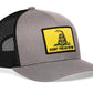 Dont Tread On Me Trucker Hat  |  Gadsden Flag Snapback