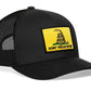 Dont Tread On Me Trucker Hat  |  Gadsden Flag Snapback