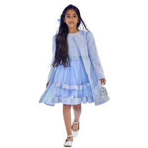 Jackie Queen Formal Girls Dress & Jacket-0