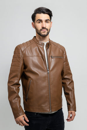 Dustin Men's Faux Leather Jacket