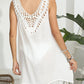 Tassel Scoop Neck Wide Strap Cover-Up - Farnelli
