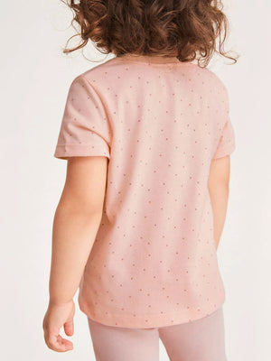 Children's Ballerina Round Neck Top and Pants Set - Farnelli