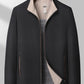 Men's Plus Size Zip Up Long Sleeve Jacket - Farnelli