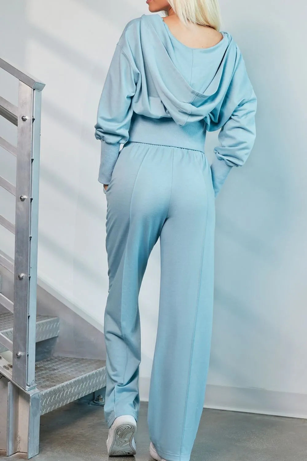 Zip-Up Hoodie and Pants Active Set - Farnelli