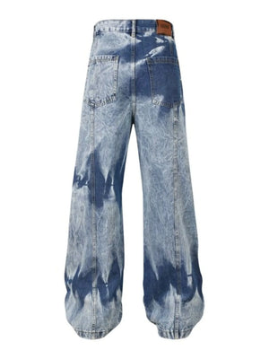 Men's Wide Leg Cargo Jeans - Farnelli