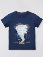 Children's Tornado Graphic Short Sleeve T-Shirt - Farnelli