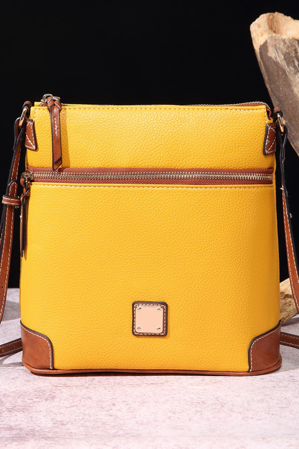 PU Leather Crossbody Bag - Farnelli