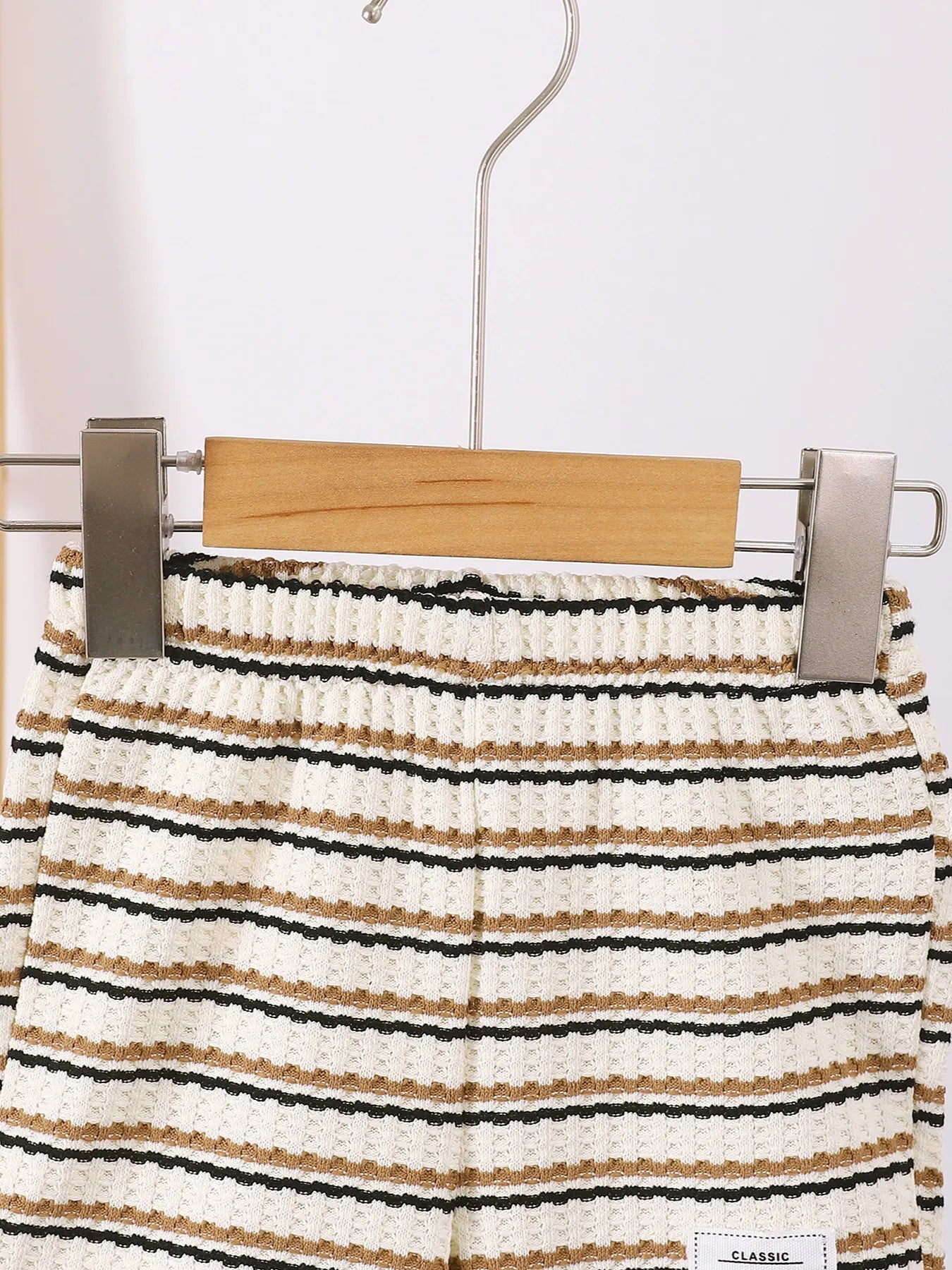 Children's Striped Short Sleeve Polo and Pants Set - Farnelli