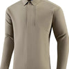 Men's Plus Size Slim Fit Long Sleeve Windbreaker Jacket - Mocha