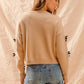 SO ME Ribbon Bow Applique Sweater - Farnelli