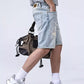 Men's Distressed Denim Shorts - Farnelli