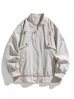 Men's Plus Size Casual Lightweight Bomber Jacket - Farnelli